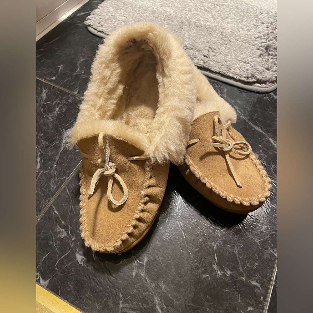 LL Bean Women’s Wicked Good Moccasin Slippers